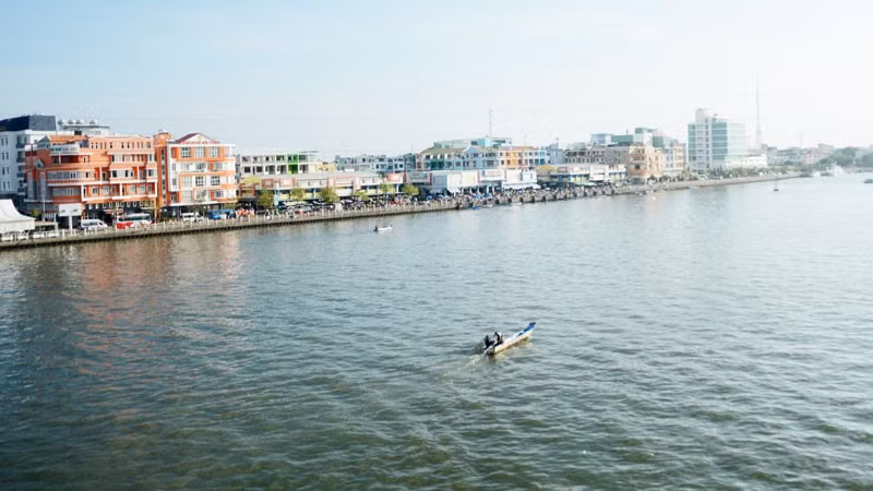 Một góc phường Hà Tiên. 