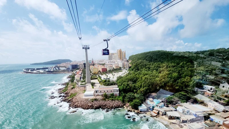 Cáp treo Hòn Thơm, đặc khu Phú Quốc.