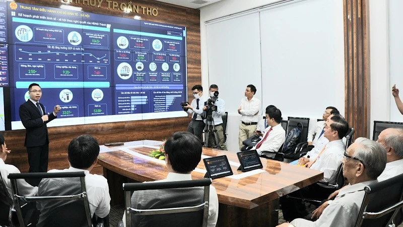 Thành phố Cần Thơ đưa vào vận hành đô thị thông minh.