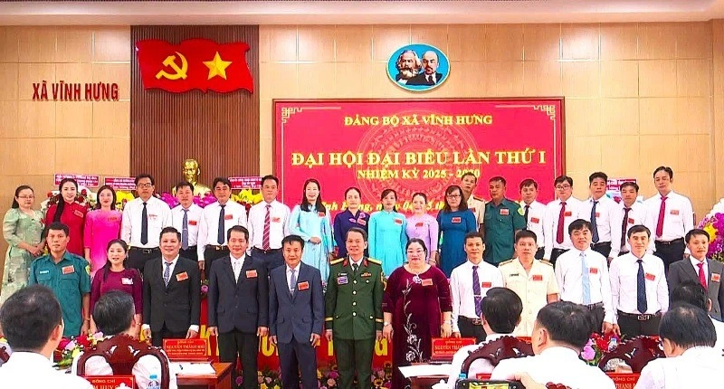 Đảng bộ, chính quyền và Nhân dân xã Vĩnh Hưng xác định mục tiêu “xây dựng quê hương ngày càng hiện đại, văn minh, giàu đẹp, nghĩa tình”