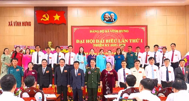 Đảng bộ, chính quyền và Nhân dân xã Vĩnh Hưng xác định mục tiêu “xây dựng quê hương ngày càng hiện đại, văn minh, giàu đẹp, nghĩa tình”