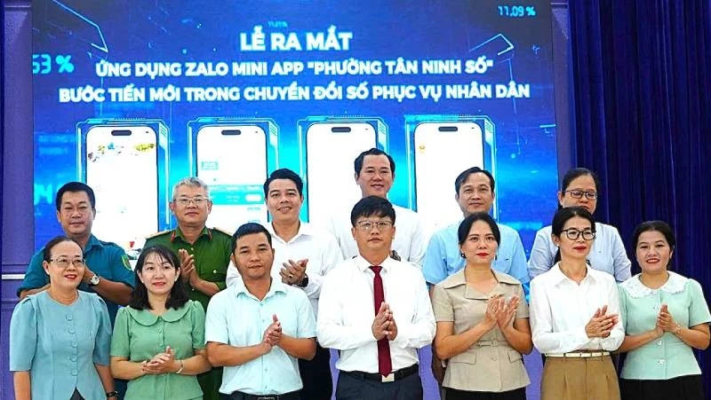 Phường Tân Ninh ra mắt ứng dụng Zalo Mini app “Tân Ninh số”