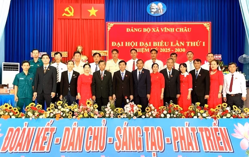 Đại hội đại biểu Đảng bộ xã Vĩnh Châu lần thứ I xác định mục tiêu cho cả nhiệm kỳ 2025–2030 là xây dựng nền nông nghiệp sinh thái, nông thôn hiện đại, nông dân văn minh