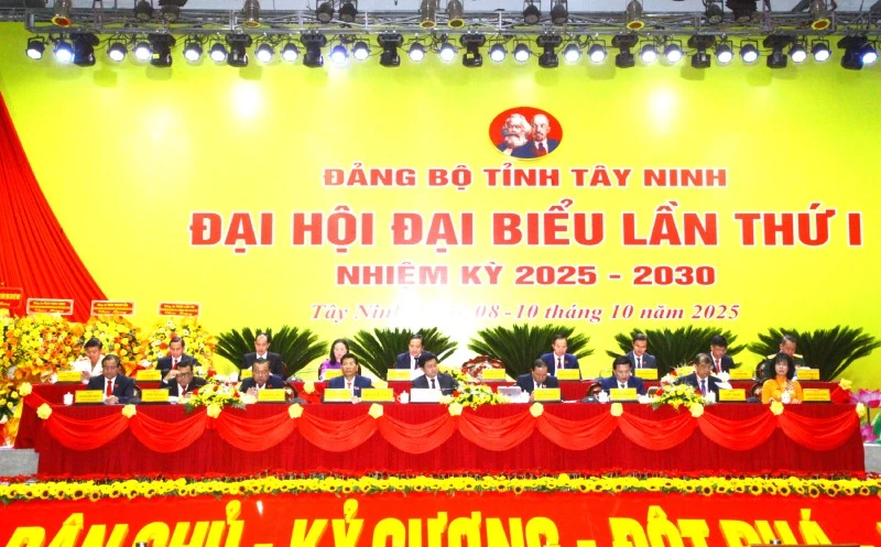 Đại hội đại biểu Đảng bộ tỉnh Tây Ninh lần thứ I, nhiệm kỳ 2025-2030 tiến hành phiên trù bị.