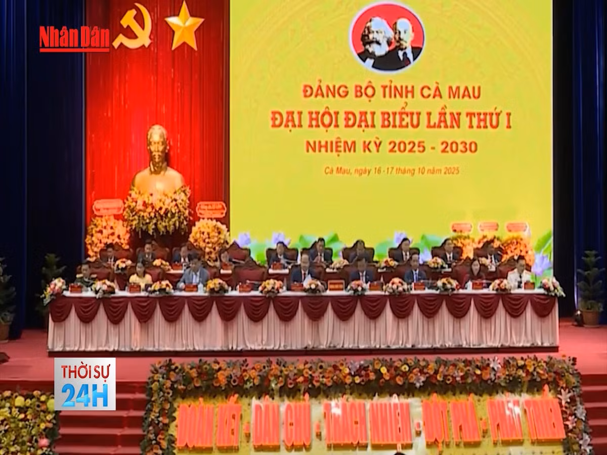 [Video] Đại hội đại biểu Đảng bộ tỉnh Cà Mau tiến hành phiên trù bị