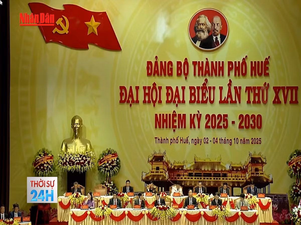 [Video] Đại hội đại biểu Đảng bộ thành phố Huế lần thứ XVII: Bứt phá, khẳng định vị thế đô thị di sản của khu vực Đông Nam Á 