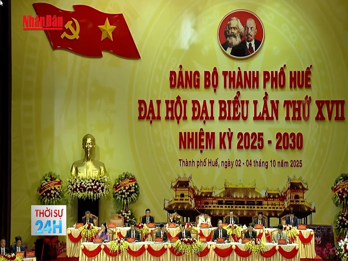 [Video] Đại hội đại biểu Đảng bộ thành phố Huế lần thứ XVII: Bứt phá, khẳng định vị thế đô thị di sản của khu vực Đông Nam Á 