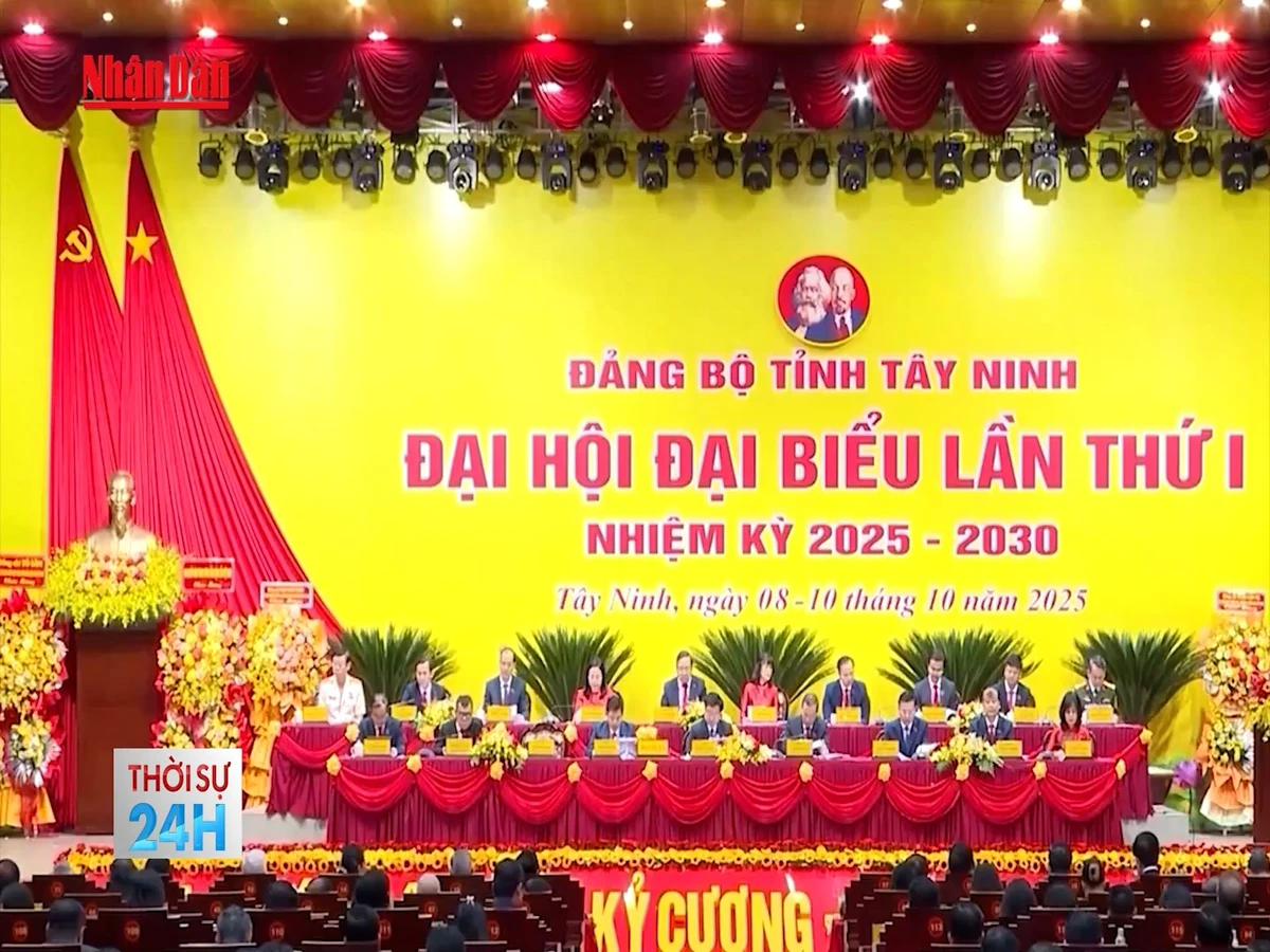 [Video] Bế mạc Đại hội đại biểu Đảng bộ tỉnh Tây Ninh lần thứ I: Đồng chí Nguyễn Văn Quyết tiếp tục giữ chức Bí thư Tỉnh ủy 