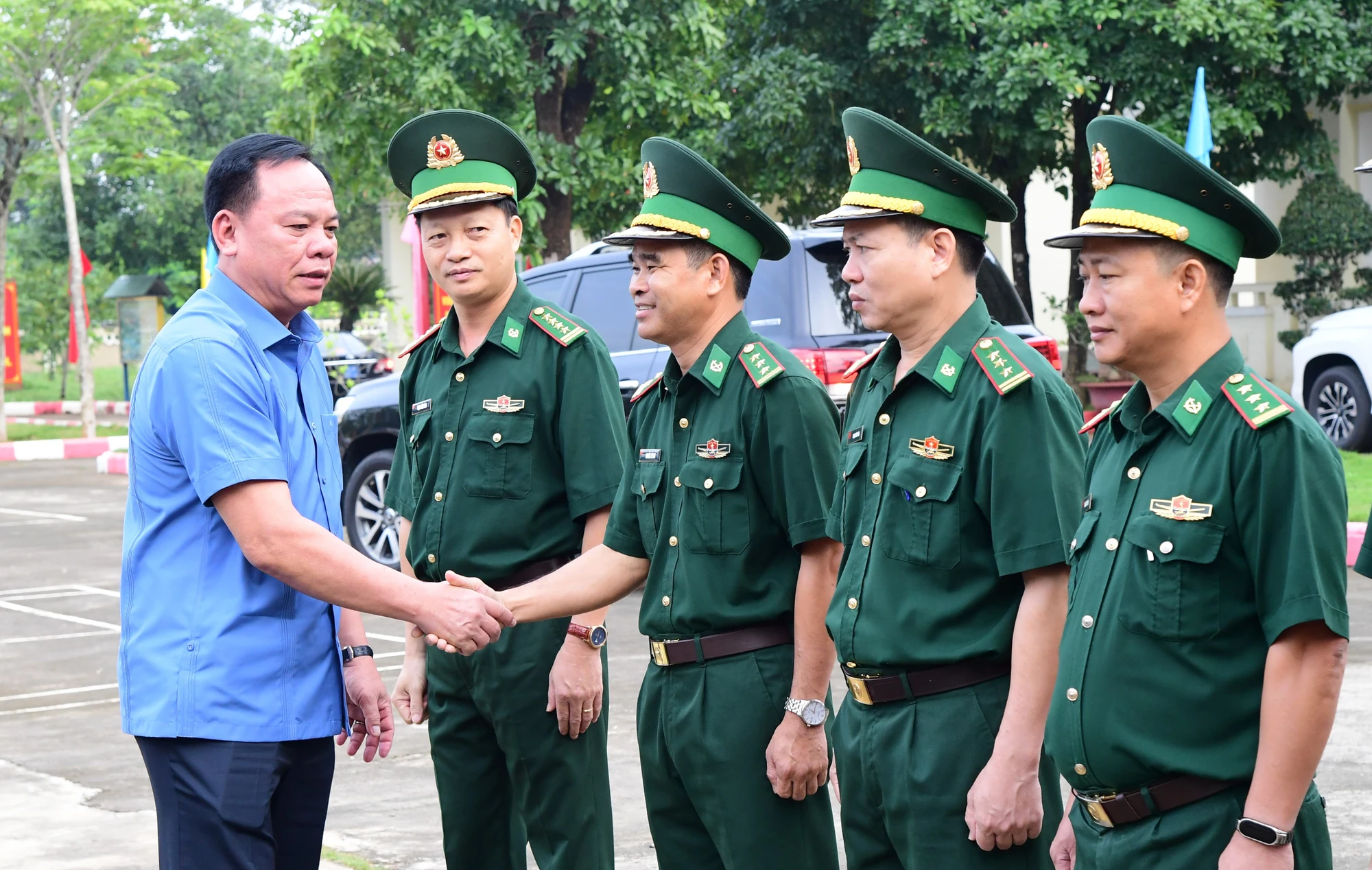 Lãnh đạo tỉnh Đồng Nai thăm lực lượng bộ đội biên phòng