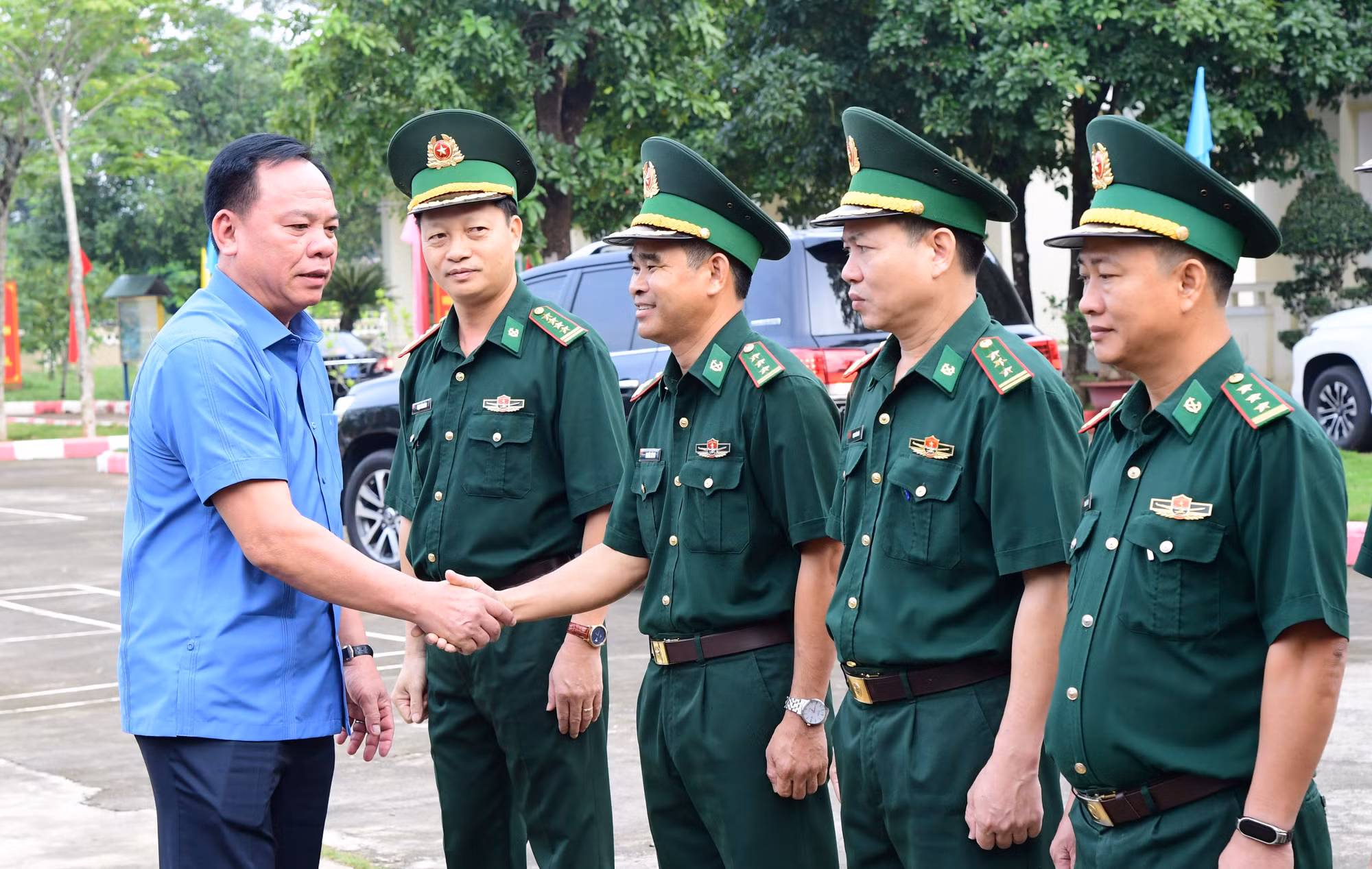 Lãnh đạo tỉnh Đồng Nai thăm lực lượng bộ đội biên phòng