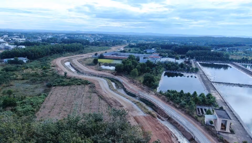 Nhiều tuyến đường mới ở Đồng Xoài được đầu tư, tạo động lực cho sự phát triển chung