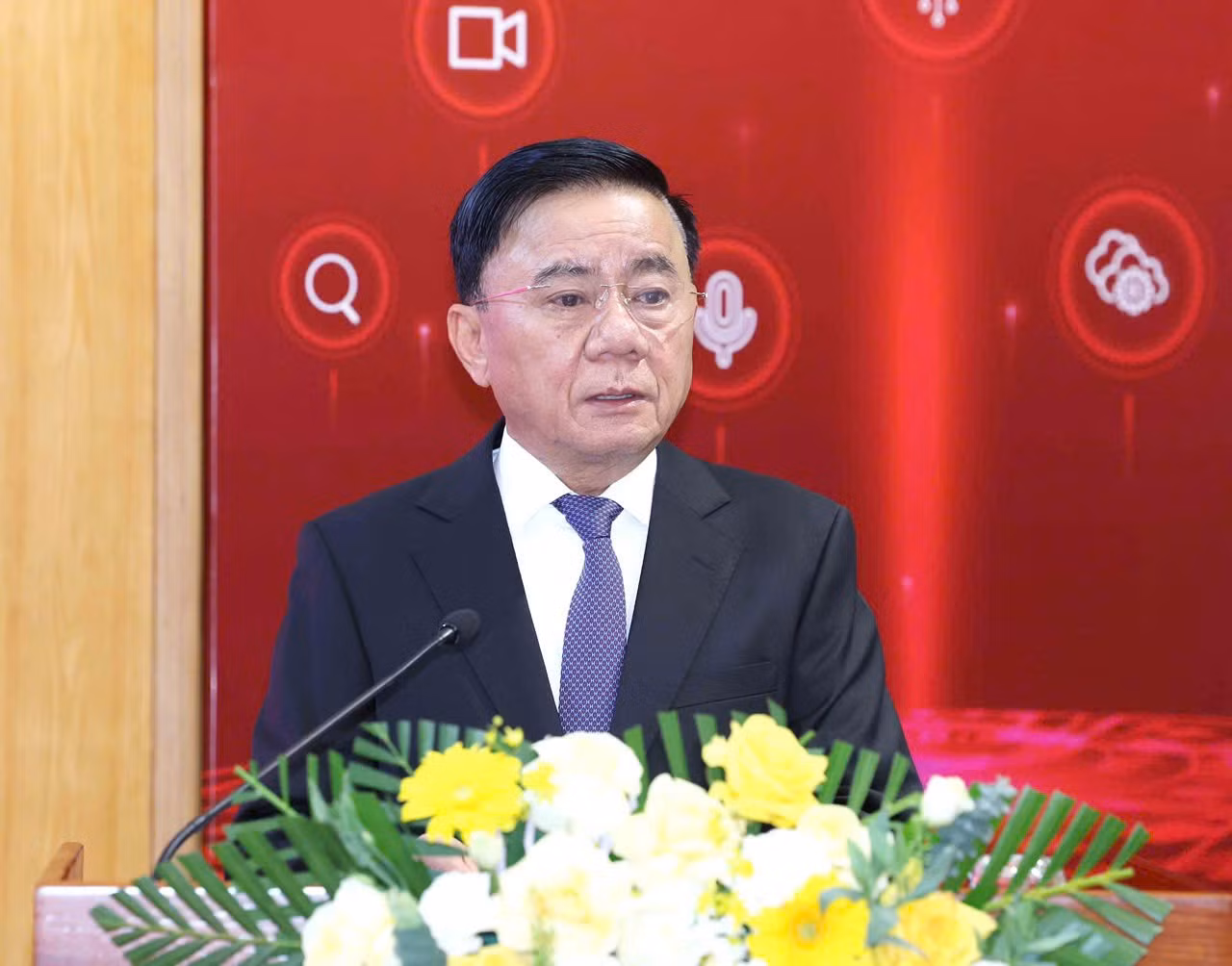 Thường trực Ban Bí thư Trần Cẩm Tú phát biểu chỉ đạo. (Ảnh: TTXVN)