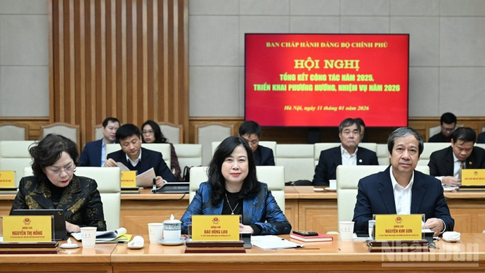 Các đại biểu tham dự hội nghị. (Ảnh: TRẦN HẢI)