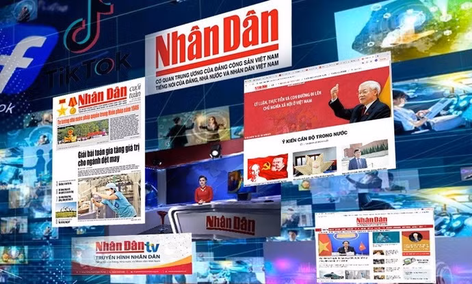 Ứng dụng công nghệ số, chuyển đổi số là xu hướng tất yếu của báo chí hiện nay. (Ảnh: TRẦN LAM/Báo Nhân Dân)