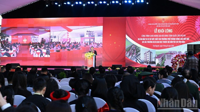 Quang cảnh buổi lễ. (Ảnh: Trần Hải)