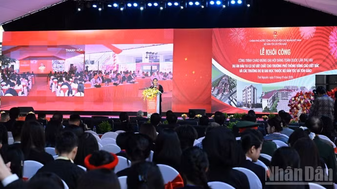 Quang cảnh buổi lễ. (Ảnh: Trần Hải)