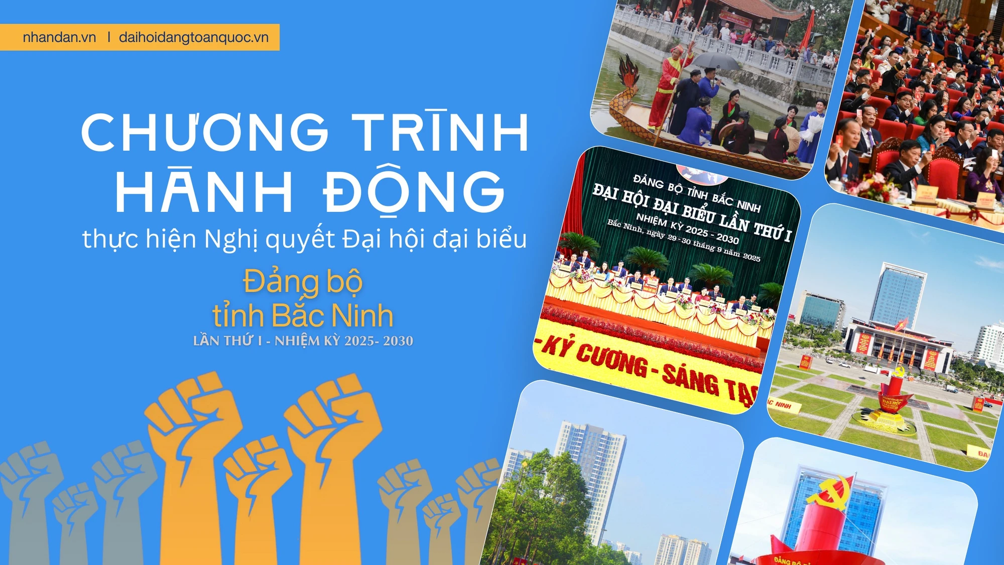 Chương trình hành động thực hiện Nghị quyết Đại hội đại biểu Đảng bộ tỉnh Bắc Ninh lần thứ I, nhiệm kỳ 2025-2030