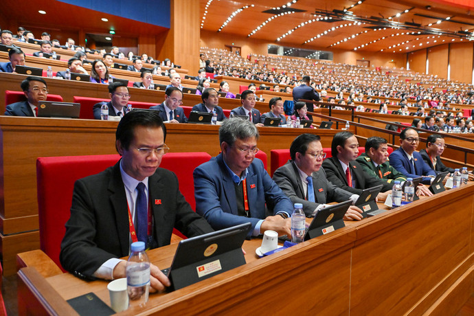 Đại hội XIV của Đảng: Phiên thảo luận ở hội trường về các Văn kiện Đại hội sáng 21/1