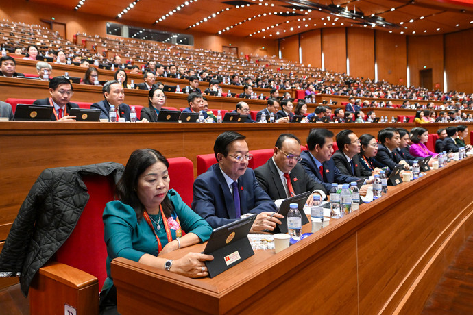 Đại hội XIV của Đảng: Phiên thảo luận ở hội trường về các Văn kiện Đại hội sáng 21/1