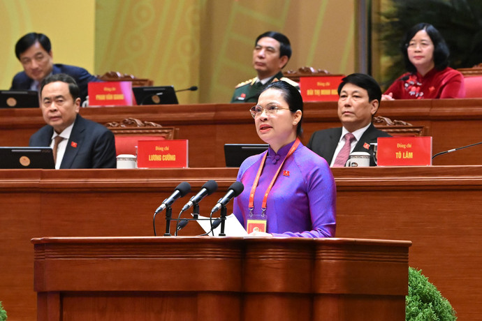 Đại hội XIV của Đảng: Phiên thảo luận ở hội trường về các Văn kiện Đại hội sáng 21/1