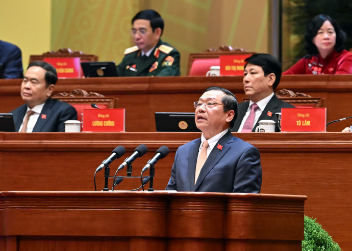 Đại hội XIV của Đảng: Phiên thảo luận ở hội trường về các Văn kiện Đại hội sáng 21/1