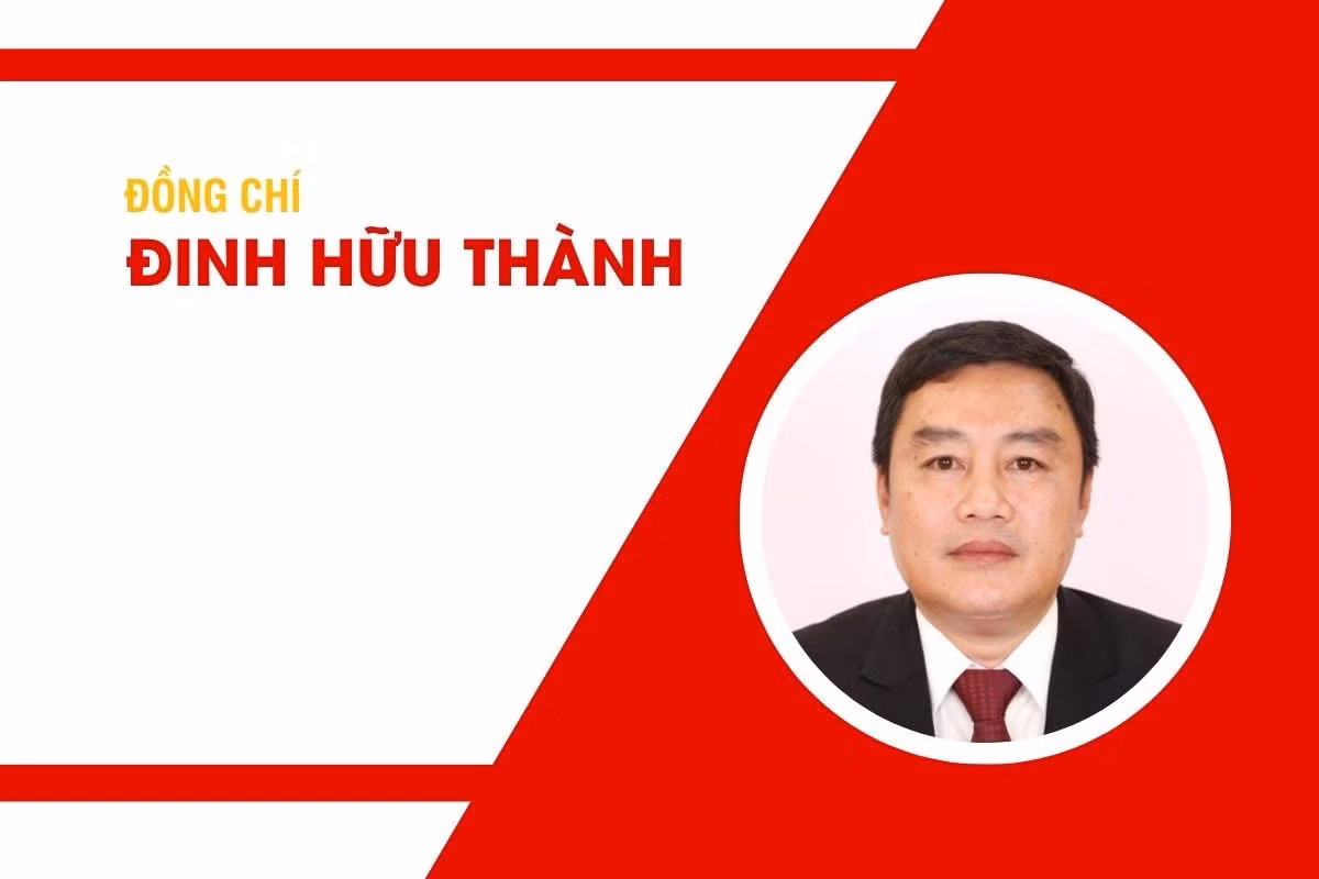 Đồng chí Đinh Hữu Thành, Ủy viên Trung ương Đảng, Phó Chủ nhiệm Ủy ban Kiểm tra Trung ương