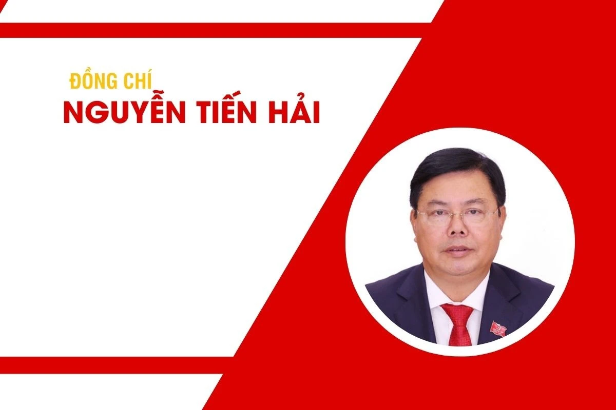 Đồng chí Nguyễn Tiến Hải, Ủy viên Trung ương Đảng, Bí thư Tỉnh ủy An Giang