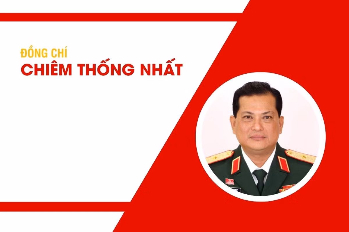 Đồng chí Chiêm Thống Nhất, Ủy viên Trung ương Đảng, Thiếu tướng, Phó Tư lệnh kiêm Tham mưu trưởng Quân khu 9, Bộ Quốc phòng