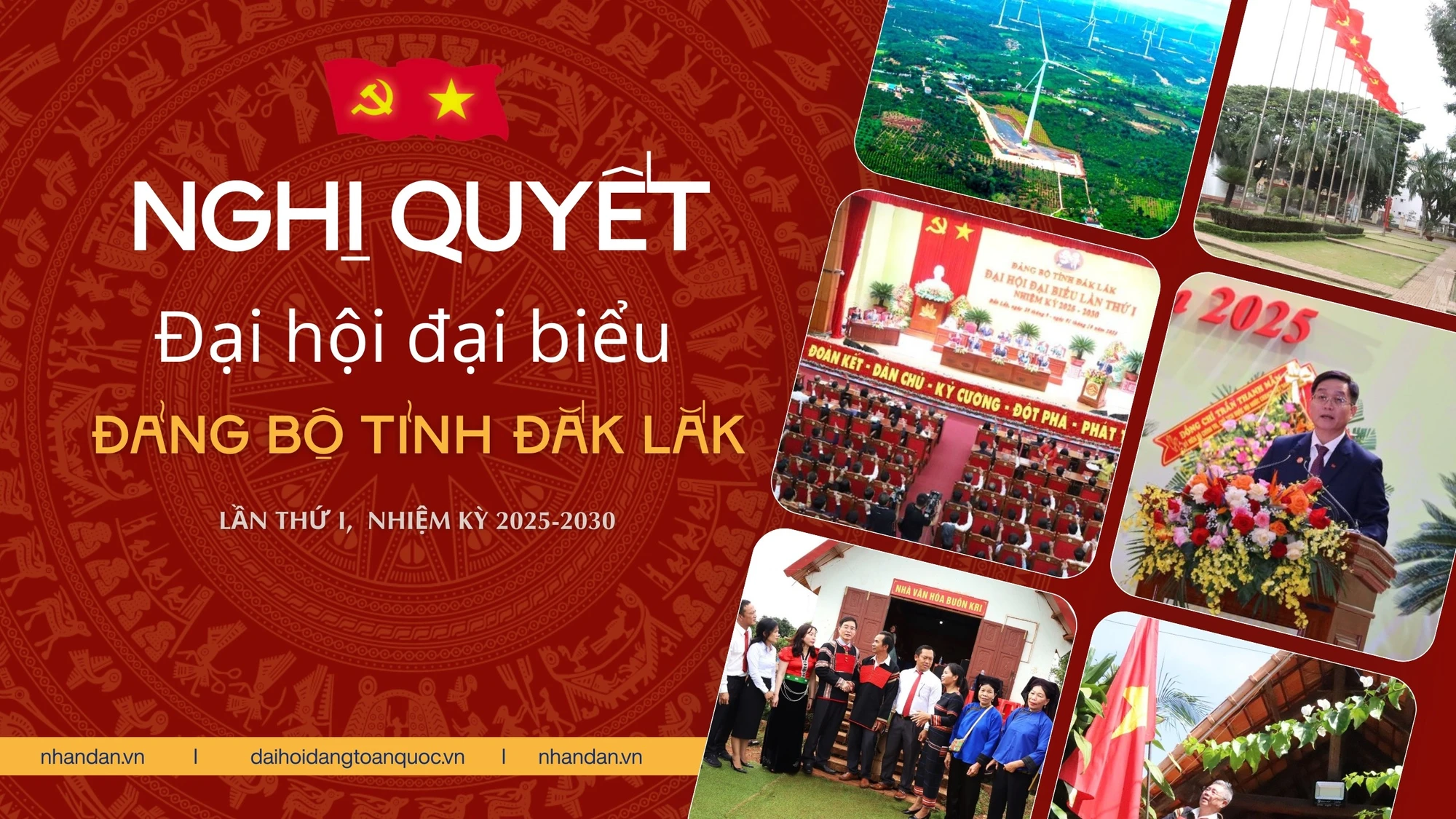 Nghị quyết Đại hội đại biểu đảng bộ tỉnh Đắk Lắk lần thứ I, nhiệm kỳ 2025-2030