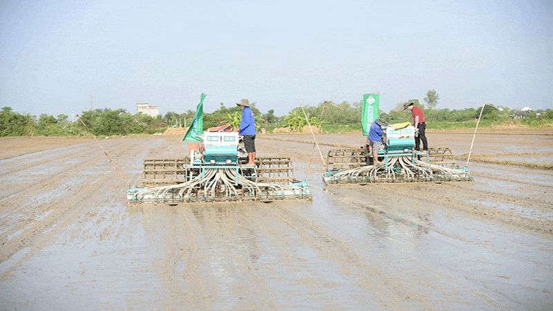 Việc đưa máy móc, công nghệ vào sản xuất đã giúp nông dân tăng năng suất, nâng cao chất lượng.