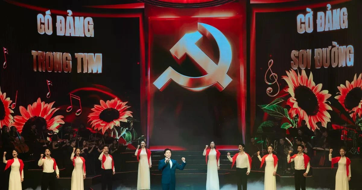 Nghệ sĩ trẻ Anh Tú sáng tác ca khúc về Đảng quang vinh