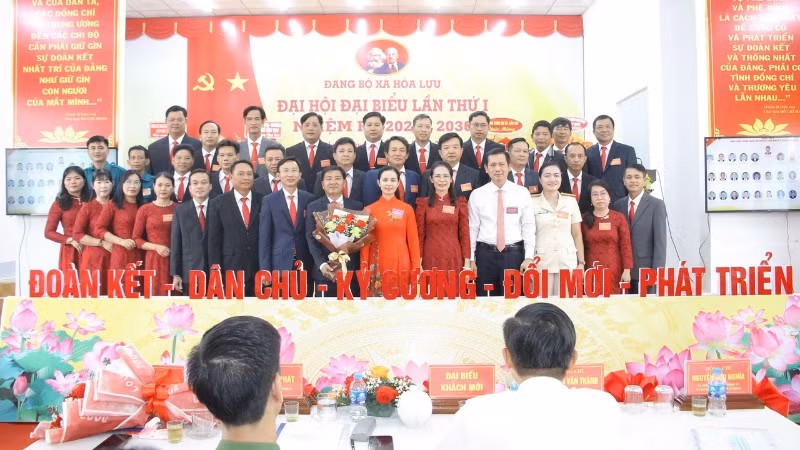 Đại hội ra mắt Ban chấp hành Đảng bộ xã Hỏa Lựu, thành phố Cần Thơ, nhiệm kỳ 2025-2030.
