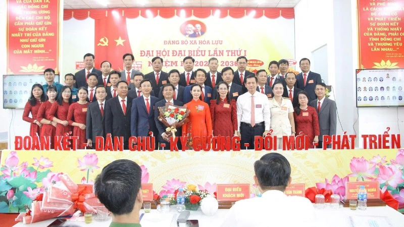 Đại hội ra mắt Ban chấp hành Đảng bộ xã Hỏa Lựu, thành phố Cần Thơ, nhiệm kỳ 2025-2030.