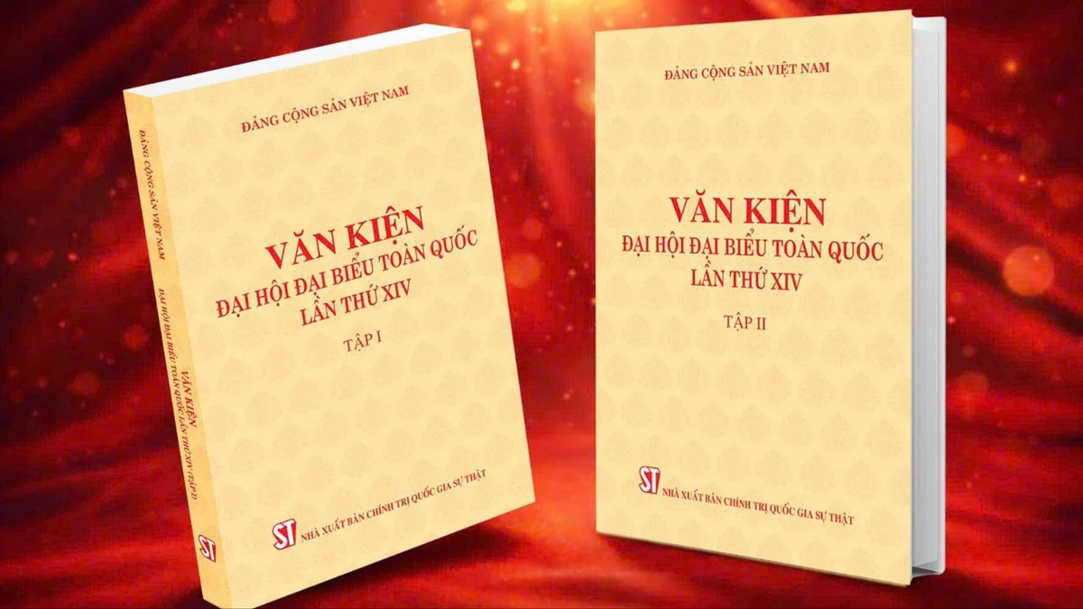 Ra mắt bộ sách Văn kiện Đại hội XIV: Tạo bước đột phá tư duy và hành động trong giai đoạn phát triển mới