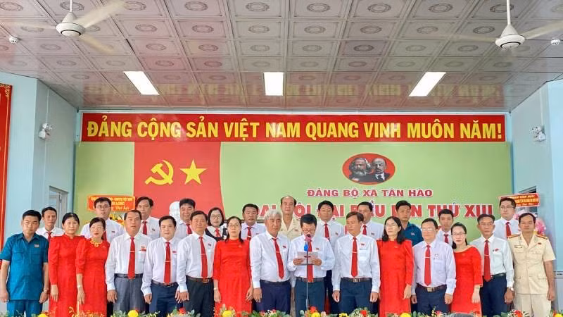 Đảng bộ xã Tân Hào đề ra ba nhiệm vụ trọng tâm đột phá để phát triển kinh tế-xã hội trong nhiệm kỳ 2025-2030. (Ảnh: HOÀNG TRUNG)