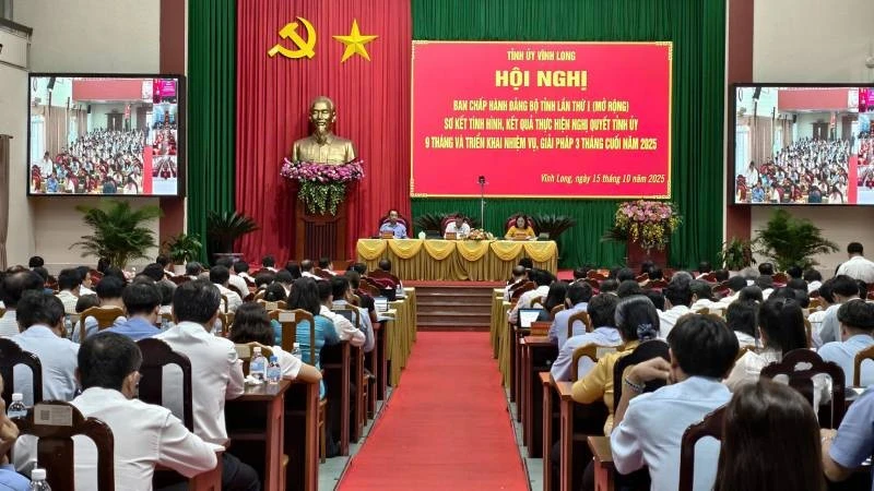 Tỉnh ủy Vĩnh Long tập trung công tác xây dựng và thi hành pháp luật trong kỷ nguyên mới.