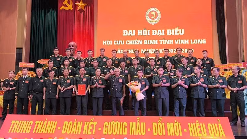 Đại hội đại biểu Hội Cựu chiến binh tỉnh Vĩnh Long nhiệm kỳ 2025-2030 đề ra mục tiêu xây dựng Hội ngày càng vững mạnh.