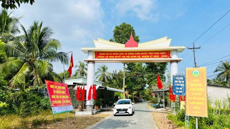 Xã Đồng Khởi quyết tâm phát triển nhanh và bền vững.