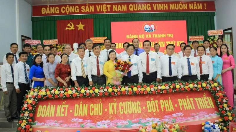 Đại hội đại biểu Đảng bộ xã Thạnh Trị đề ra mục tiêu phát triển nhanh, bền vững trong giai đoạn mới.