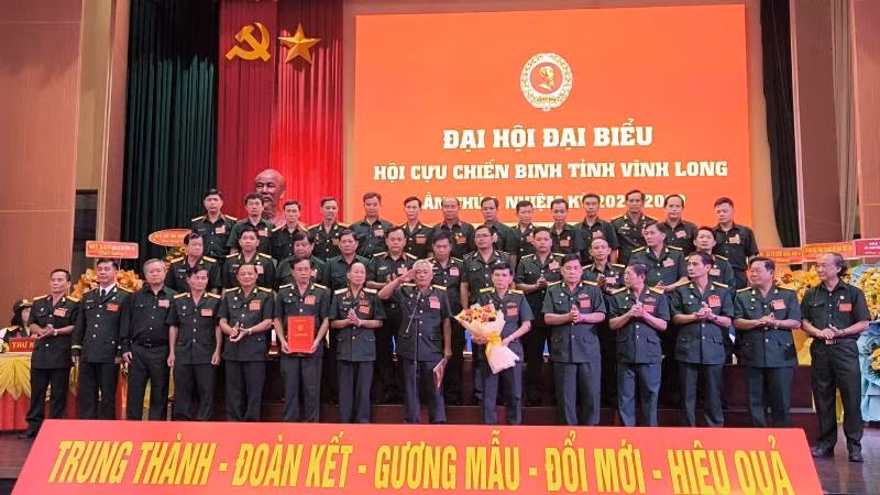 Đại hội Cựu Chiến binh tỉnh Vĩnh Long nhiệm kỳ 2025-2030.