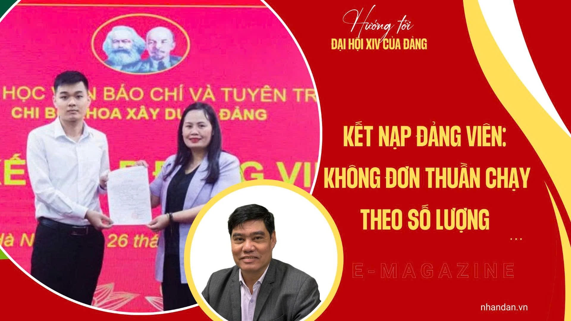 Kết nạp đảng viên: Không đơn thuần chạy theo số lượng