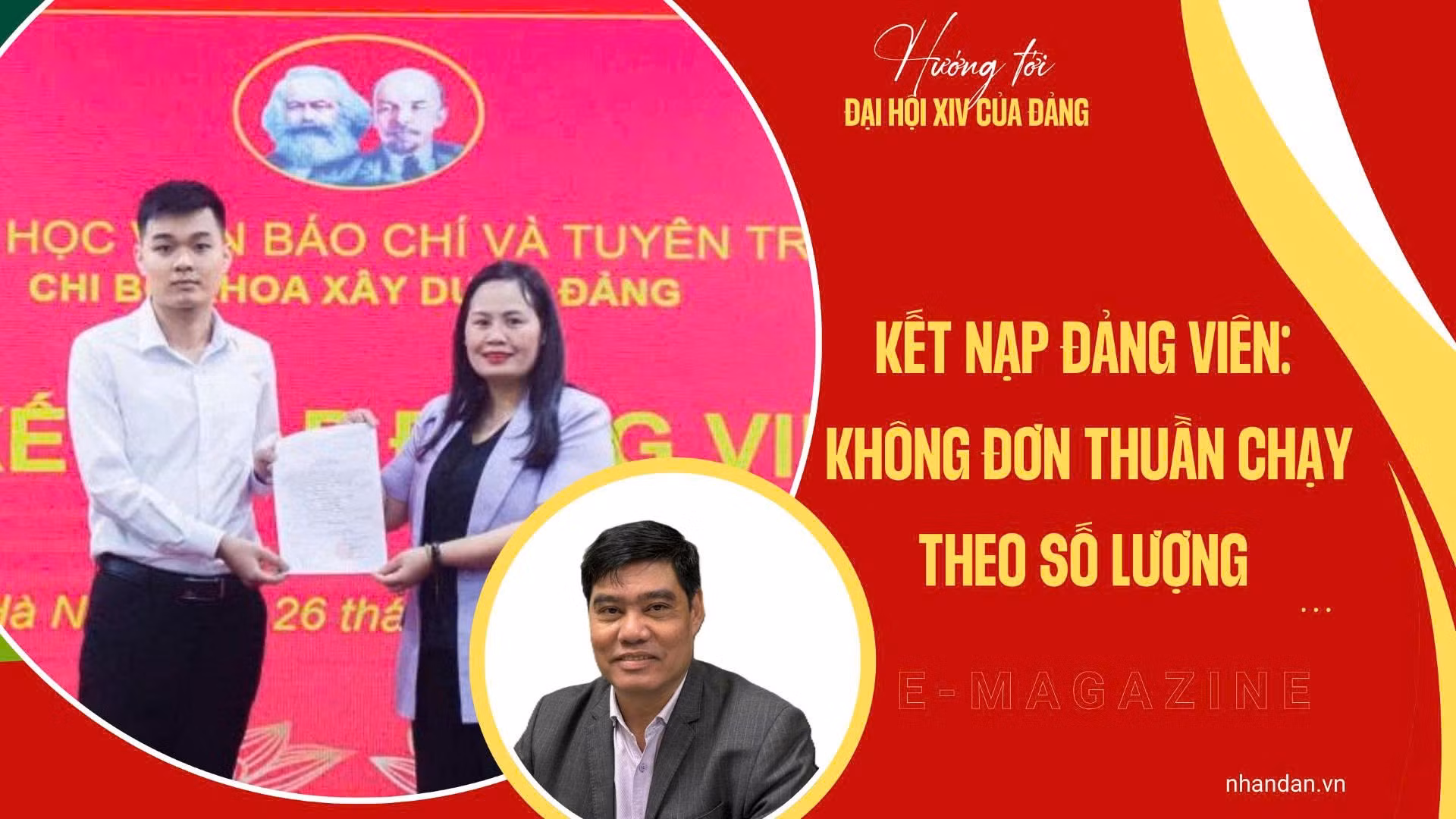 Kết nạp đảng viên: Không đơn thuần chạy theo số lượng