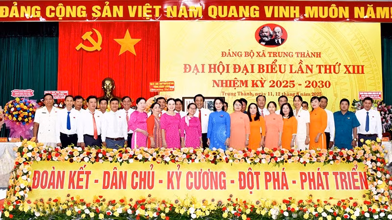 Ban chấp hành Đảng bộ xã Trung Thành.