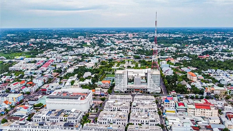 Một góc phường Phước Hậu, tỉnh Vĩnh Long.