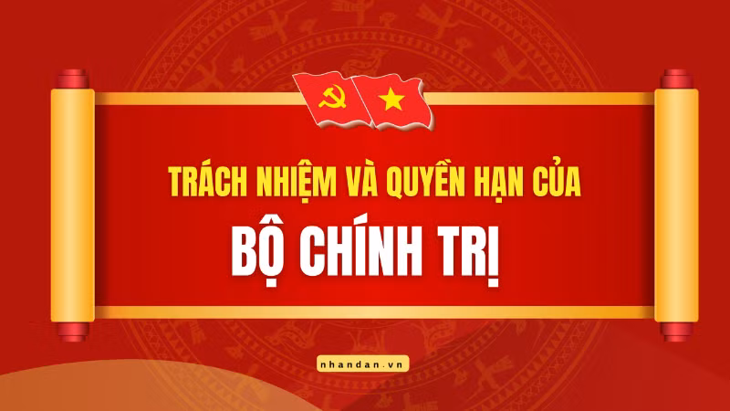 [Infographic] Trách nhiệm và quyền hạn của Bộ Chính trị