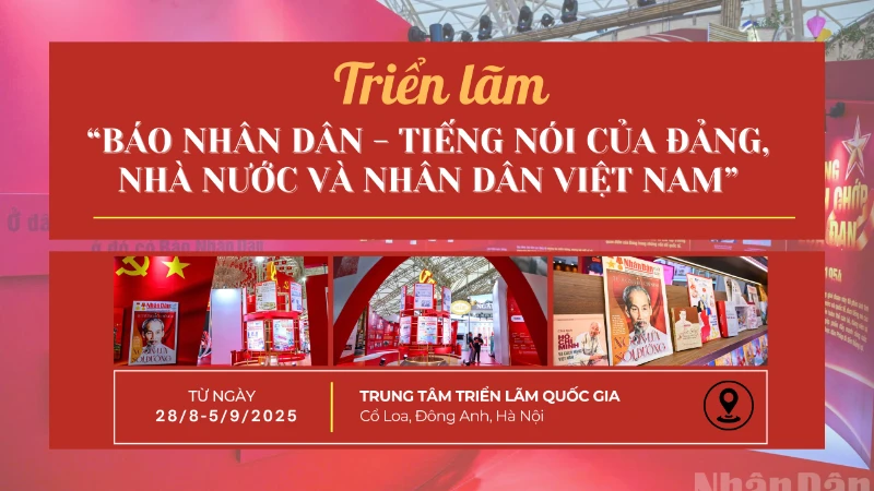 [Infographic] Khu trưng bày của Báo Nhân Dân tại Triển lãm Thành tựu đất nước