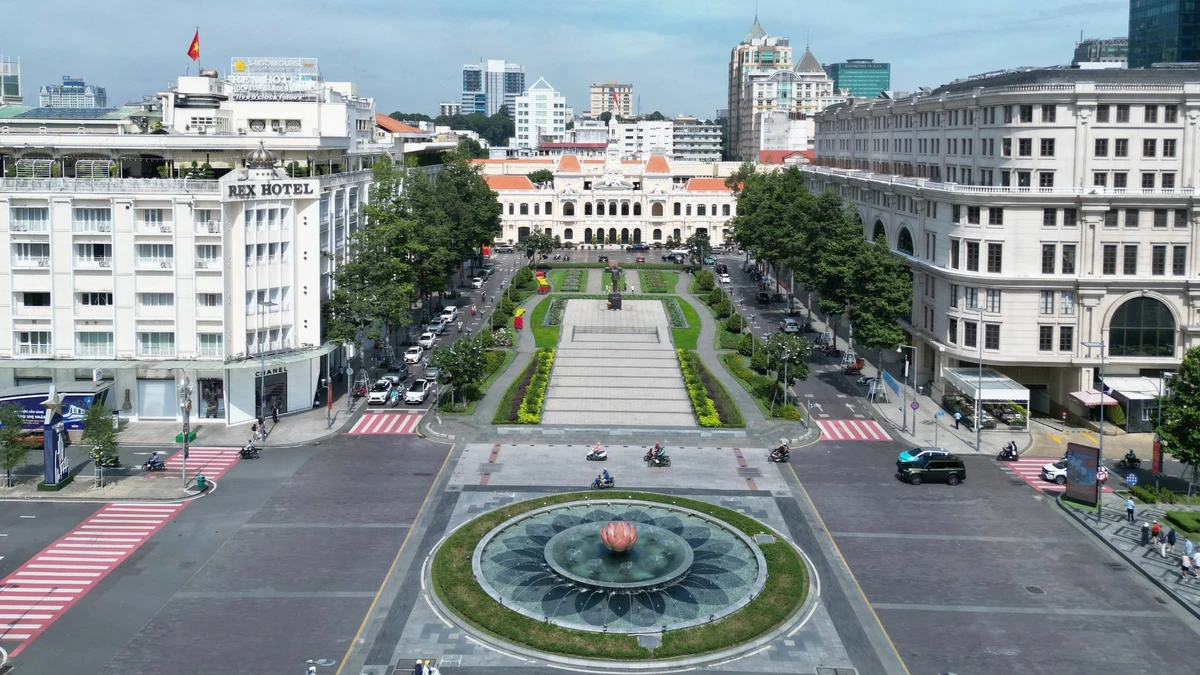 Một góc Thành phố Hồ Chí Minh năng động và phát triển.