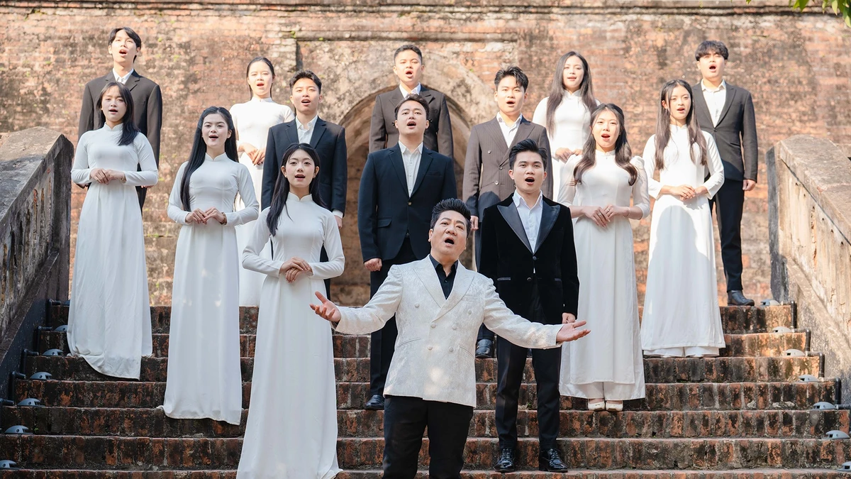 Các nghệ sĩ trình diễn trong MV “Đất nước hôm nay”. (Ảnh: NVCC)