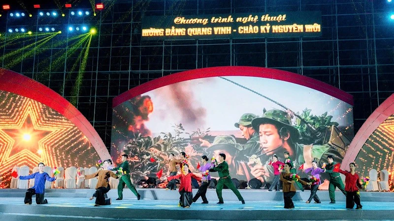 Thành phố Hải Phòng tổ chức Chương trình nghệ thuật "Mừng Đảng quang vinh - Chào kỷ nguyên mới" tại 2 điểm cầu: Quảng trường Nhà hát thành phố và Quảng trường Trung tâm Văn hóa xứ Đông.