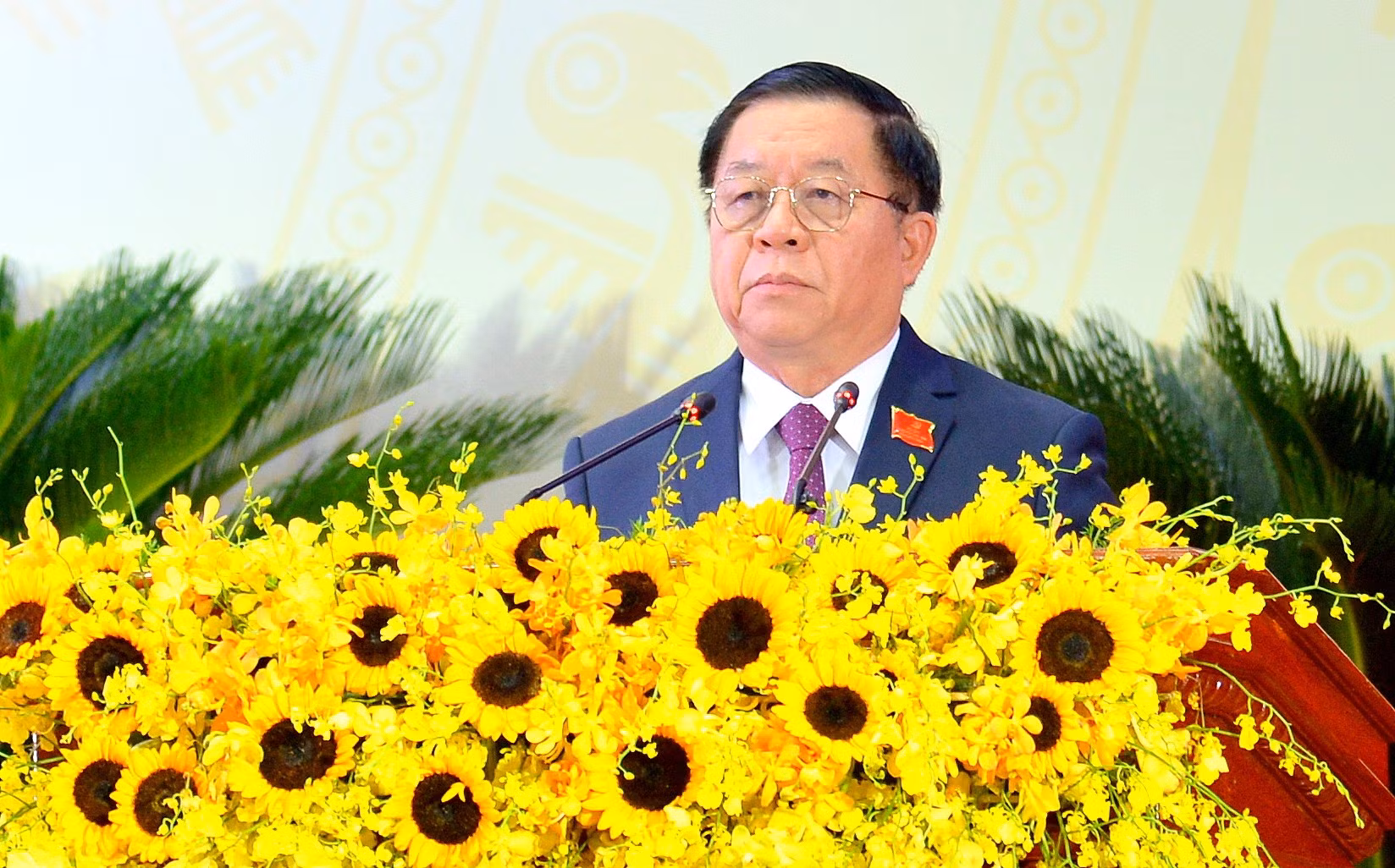 Trưởng Ban Tuyên giáo và Dân vận Trung ương Nguyễn Trọng Nghĩa phát biểu chỉ đạo Đại hội. (Ảnh: VGP)